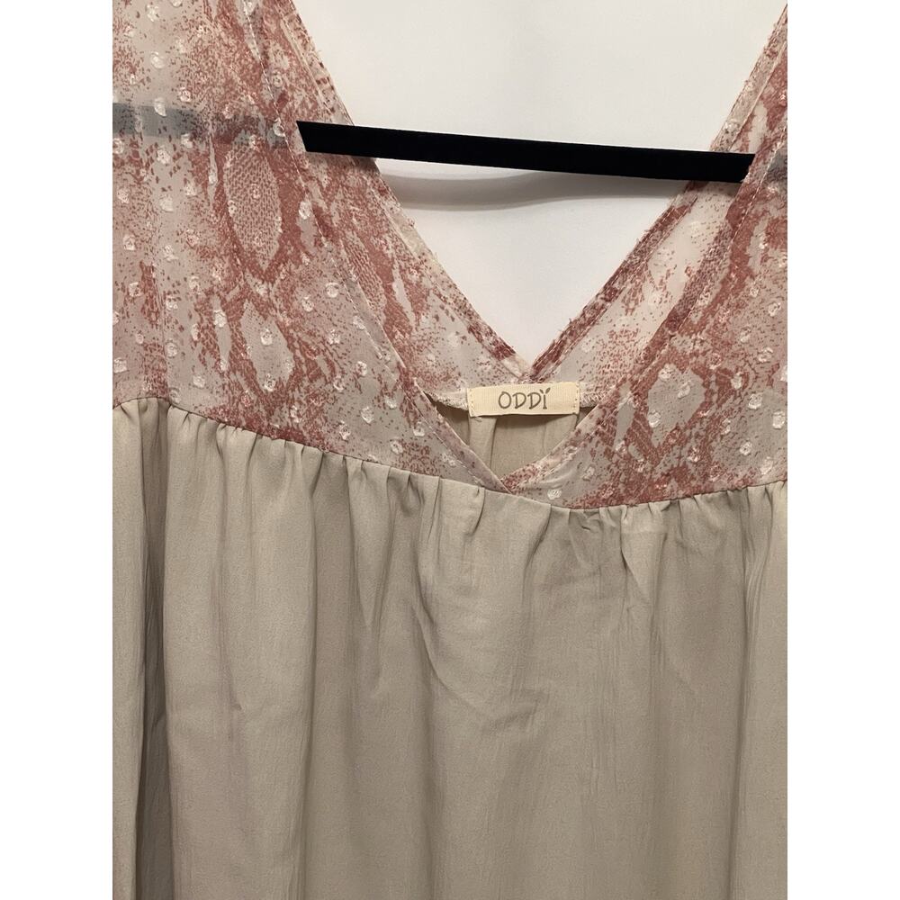 Women’s Cream Pink Pheasant Blouse Balloon Sleeves Boho Cowgirl Top Boutique